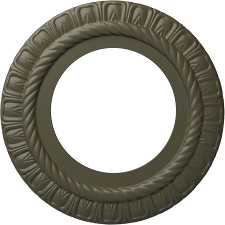 Ekena Millwork Claremont Ceiling Medallion (Fits Canopies up to 7"), 10 5/8"OD x 5 3/4"ID x 1/2"P, Witch Hazel CM10CLWHF